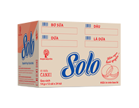 SOLO Délicieux Gâteau à la Crème de Pandan à Texture Moelleuse, Prêt à Consommer, Sachet 216g, Ingrédients Frais et Nutritifs, Crème Parfumée, 12