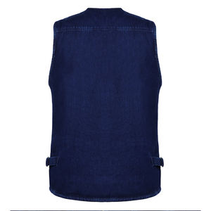 Precio al por mayor Ropa para exteriores Secado rápido Color sólido Multi bolsillos Hombres Chaleco de carga Nueva llegada Diseño Hombres Chaleco de carga - Product Image 2