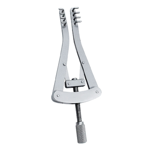 Rétracteur chirurgical manuel auto-retenant en acier inoxydable réglable ALM pour usage orthopédique général - Product Image 1