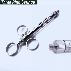 QNQ tout nouveau 1.8ml seringue dentaire à trois anneaux Instrument auto-aspirant en acier inoxydable pour la chirurgie d'anesthésie avec approbation CE - Product Image 4