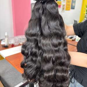 มัดผมดิบของมนุษย์ผมคน100% ยังไม่ผ่านการทำสารเคมีจากเวียดนาม - Product Image 4