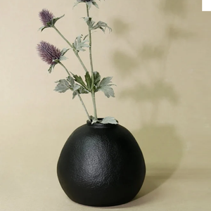 Jarrón de flores con forma de Matka con acabado plateado, vajilla decorativa hecha a mano, florero, decoración para el hogar y el Hotel, uso de sala de dibujo - Product Image 5