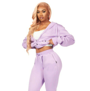 Chándal apilado de mujer profesional de alta calidad OEM personalizado-elegante y cómodo para uso deportivo e informal - Product Image 6
