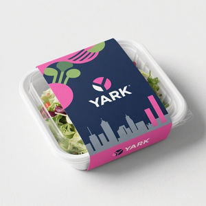 Funda de embalaje con logotipo personalizado, funda desechable de papel para el vientre, caja de regalo, funda alrededor de papel envuelta para embalaje de mariscos - Product Image 1