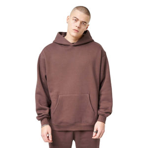 Sweat à capuche unisexe personnalisé 100% en coton polaire français écologique sérigraphié Ultra lourd coupe Boxy brodée - Product Image 1