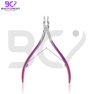 Coupe-ongles en acier inoxydable, pince à cuticules avec ouverture large et lame courbée - Outils professionnels pour les ongles des doigts et des orteils - Product Image 4