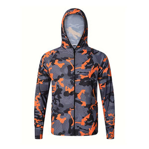 2025 moda hombres de manga larga verano pesca Jersey secado rápido transpirable sudaderas con sublimación DTF 100% poliéster - Product Image 5