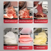 Trancheuse à viande à steak congelée électrique Modèle USA | Trancheuse commerciale pour chaînes de barbecue et restaurants sandwich