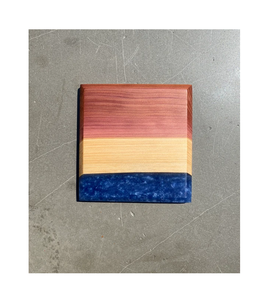 Simple Design Wooden Acacia & Resin coaster with Handicraft Home Decorate Solid coaster at <b>Cheap</b> Price - Product Image 5