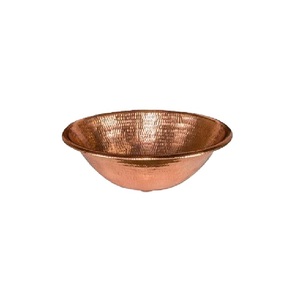 Nouvelle tendance cuivre évier bassin luxe lavage à la main salle de bain accessoire en gros pour hôtels métal matériel - Product Image 2