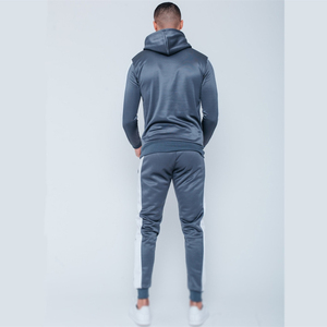 2025 Top Design Slim Side Stripe Jogging Suit Deportes Diseño personalizado Chándales para hombres OEM Chándal personalizado - Product Image 4
