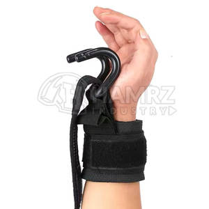 Neopreno ligero de alta calidad por encargo ganchos de levantamiento de pesas al por mayor - Product Image 4