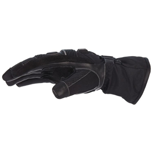 Gants de moto motard Protection complète des doigts Manchette longue Gants Cordura en nylon imperméable en peau de chèvre véritable avec doublure en polaire - Product Image 5