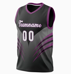 Uniformes de basket-ball personnalisés de haute qualité Tops imprimés à la mode pour hommes et jeunes Ssets de basket-ball - Product Image 2