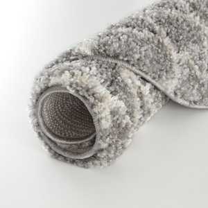 Alfombra Peluda Gris Marroquí 910, Elegante y Cómoda - Product Image 1