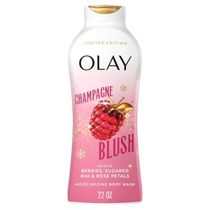 Gel de Ducha Olay Edición Festiva, Hidratante, Humectante, a Base de Plantas, con Vitamina B3, Aroma a Champán, 22 fl oz - Product Image 1