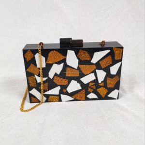 Nouveau sac à main en résine moderne pour les fêtes à domicile, les mariages, disponible à un prix abordable en provenance d'Inde, artisanat en résine en gros - Product Image 1