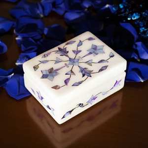 Wholesale New Design Beautiful Marble Pink Mother of Pearl Inlaid Rectangle Gift <b>Box</b> <b>Storage</b> Best Price Available - Product Image 1