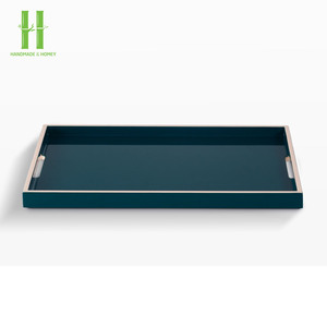 ถาดเสิร์ฟตกแต่งเคลือบเงาคุณภาพสูง สไตล์โมเดิร์น ผลิตด้วยมือจากโรงงานเวียดนาม ขายส่ง ราคาดี - Product Image 4