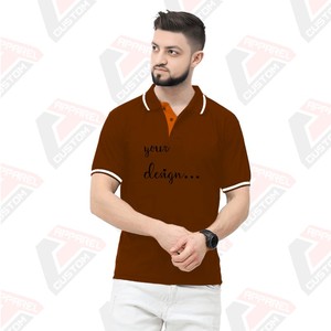 signature men striped polo t shirt breathable and stylish - Product Image 1