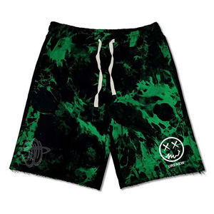 Pantalones Cortos Deportivos Personalizados OEM 2025, Pantalones Cortos Unisex Tie Dye con Costura Interior de 5 Pulgadas, Mezcla de Algodón y Felpa, Pantalones Cortos 100% Algodón - Product Image 1