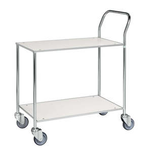 White KM172-6B Four-<b>Wheel</b> <b>Table</b> Trolley - Product Image 1