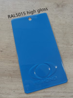 Revêtement en poudre polyester bleu clair RAL5012