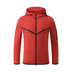 Men's Polyester Tracksuit for <b>Workout</b> and Casual Wear Breathable Zipper <b>Jacket</b> and Pants Set for Stylish Fitness and Performance - Product Image 2