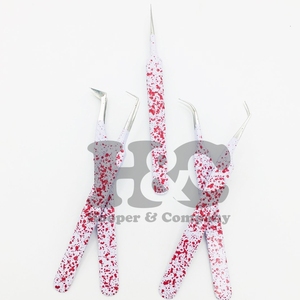 Pince à épiler 90 degrés Boot Volume durable Extension de cils Pince à épiler Logo vison Pince à cils Pointe pointue Bas quantité minimale de commande - Product Image 5