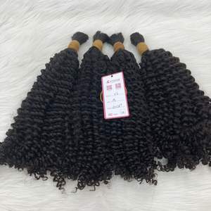 ผมหยิกหลวมสีธรรมชาติไม่หลุดไม่พันกันผมคนเวียดนาม - Product Image 3