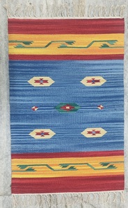 Tapis et ensembles de tapis modernes en peluche pliables réversibles en coton à motifs floraux, lavables, grand tapis pour chambre à coucher, salon, voyage - Product Image 2