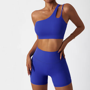 Logo personnalisé de haute qualité vêtements de sport pour femmes ensemble d'entraînement de gymnastique vêtements de yoga pour femmes conception réversible - Product Image 2