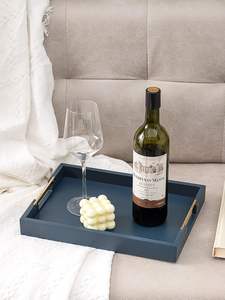 Plateaux en bois élégants Designer Premium abordable Plateau rectangulaire en bois de haute qualité de l'exportateur indien pour la maison et le café - Product Image 3