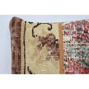 Almohada de retazos Kantha de lana Beige, cojín decorativo de 12x12 pulgadas, tejido bordado, estampado Vintage, cuadrado, portátil, suelo de cama - Product Image 2