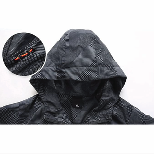 Chaqueta de lluvia a prueba de viento para exteriores para hombre con logotipo personalizado de alta calidad chaqueta de invierno a precio barato al por mayor - Product Image 4