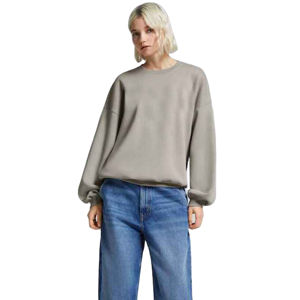 Sweat-shirt à manches longues en molleton 100% coton, col rond, confort premium, imprimé, pour femme, avec logo personnalisé sur le devant, idéal pour l'hiver - Product Image 5