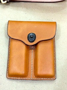 Ceinture ajustable en cuir véritable de haute qualité, faite à la main, personnalisée, à bout ouvert, étui de chasse compatible Cowboy - Product Image 2