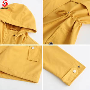 Chaqueta Cortavientos Impermeable de Talla Grande para Mujer, Tendencia Superior, Servicio OEM al por Mayor, Largo Regular - Product Image 5