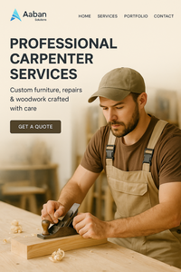 Diseño de sitios web de carpintero Expertos en Web calificados que ofrecen presencia en línea asequible y profesional para pequeñas empresas - Product Image 5