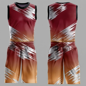 Jersey de Baloncesto Personalizado de Alta Calidad OEM, Pantalones Cortos Transpirables de Poliéster Antibacteriano, Diseño de Logotipo Personalizado, Tipo de Patrón Impreso, Secado Rápido - Product Image 3