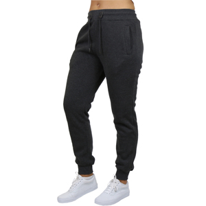 Pantalon de jogging décontracté en molleton respirant pour femme, taille mi-haute, coupe ample, avec cordon de serrage (S-2XL) - Product Image 4