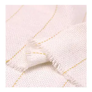针工作黄线僧侣面料批发价格定制尺寸涤纶地毯簇绒布可重复使用