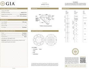 GIA เพชร1.50กะรัตขนาด I สี I1บริสุทธิ์มาตรฐาน GIA Lab เพชรธรรมชาติจากอินเดียสำหรับการทำเครื่องประดับ - Product Image 2