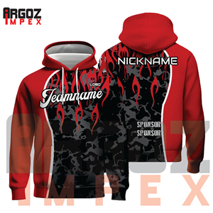 Sudaderas con capucha informales de poliéster 100% Premium para hombre Gráficos de impresión sublimada vibrante y diseños bordados para invierno - Product Image 2