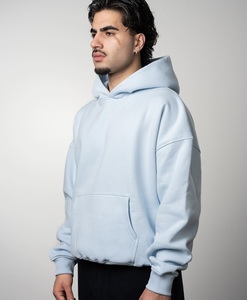 Sweat-shirt à capuche unisexe en coton mélangé de qualité supérieure Essential Tech Fleece Sweatshirt Vert Pomme Confortable Personnalisable pour l'hiver Zero - Product Image 3