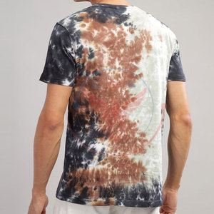 Camisetas de Hombre con Estampado Tie Dye Personalizadas, Estilo Nuevo, Poliéster/Algodón, Ecológicas, Transpirables, de Secado Rápido, Ropa Urbana, Gran Venta - Product Image 3