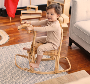 Cheval à bascule en rotin artisanal pour tout-petits, écologique, prix avantageux, en provenance du Vietnam - Product Image 6