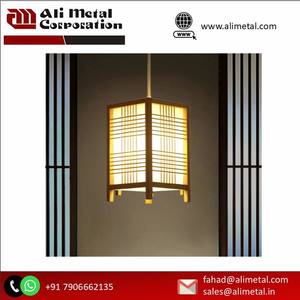 Moderno elegante madera natural ecológico hecho a mano candelabro linterna Juego de 2 para la decoración del hogar de Navidad - Product Image 2