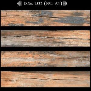 Carreaux de plancher en porcelaine imitation bois 1532 en 150x900 mm, surface mate avec impression numérique aspect bois véritable par Novac Ceramic - Product Image 1