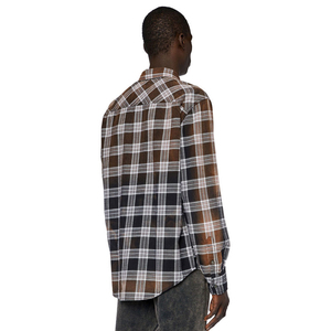 <b>Men's</b> <b>Flannel</b> <b>Shirts</b> Long Sleeve Anti-Wrinkle Breathable Safari Style Casual Customized Logo - Product Image 4